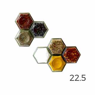 De 07: 7 magnetische kruidenpotjes